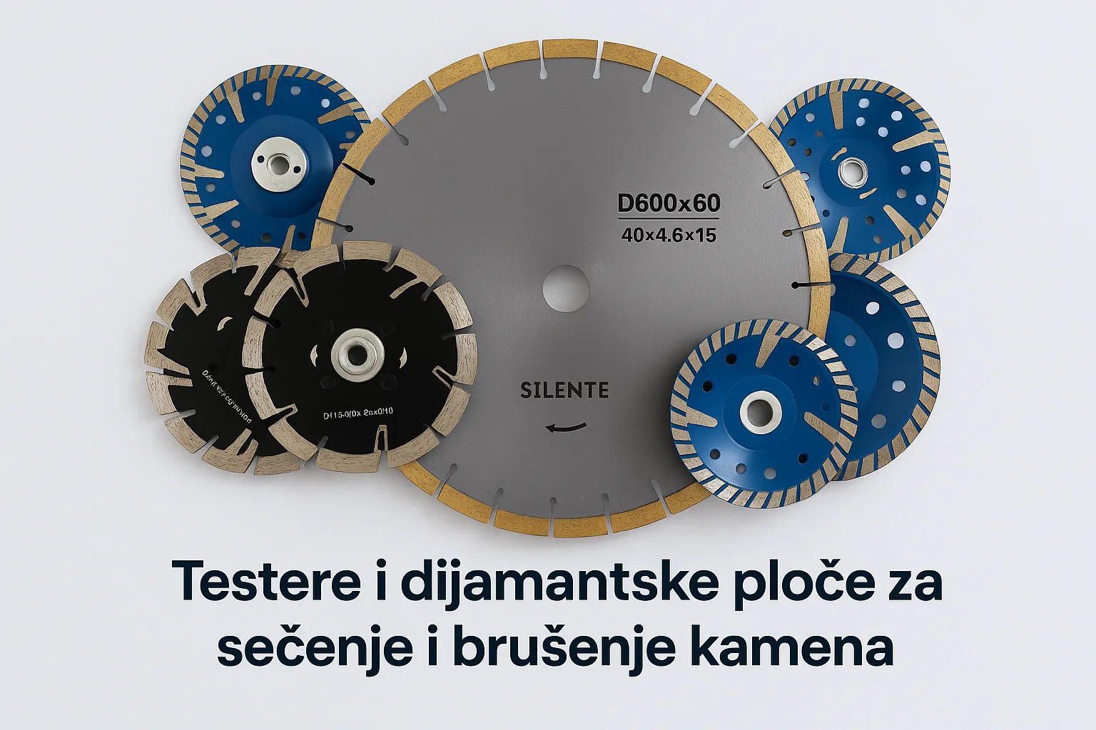 Testere i dijamantske ploče za sečenje i brušenje kamena