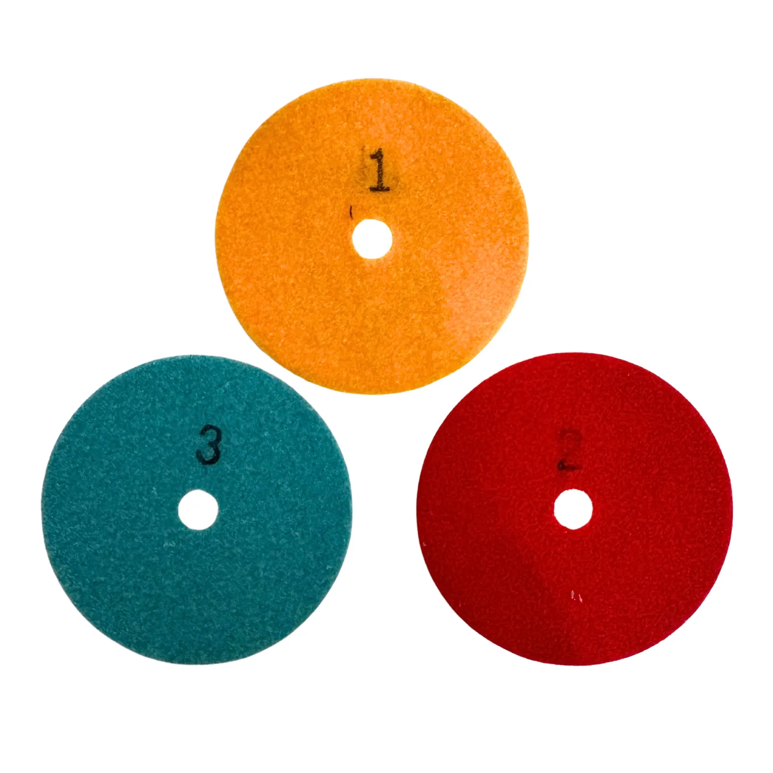 Dijamantski polirni diskovi za granit, mermer i beton – set granulacija 1#, 2# , 3#
